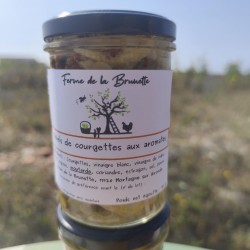 Pickels de courgette aux...