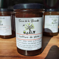 confiture de pêche (250g)